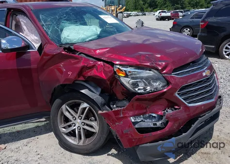 2016 Chevrolet Equinox Ltz from USA, damaged, VIN 2GNFLGEK1G6207039